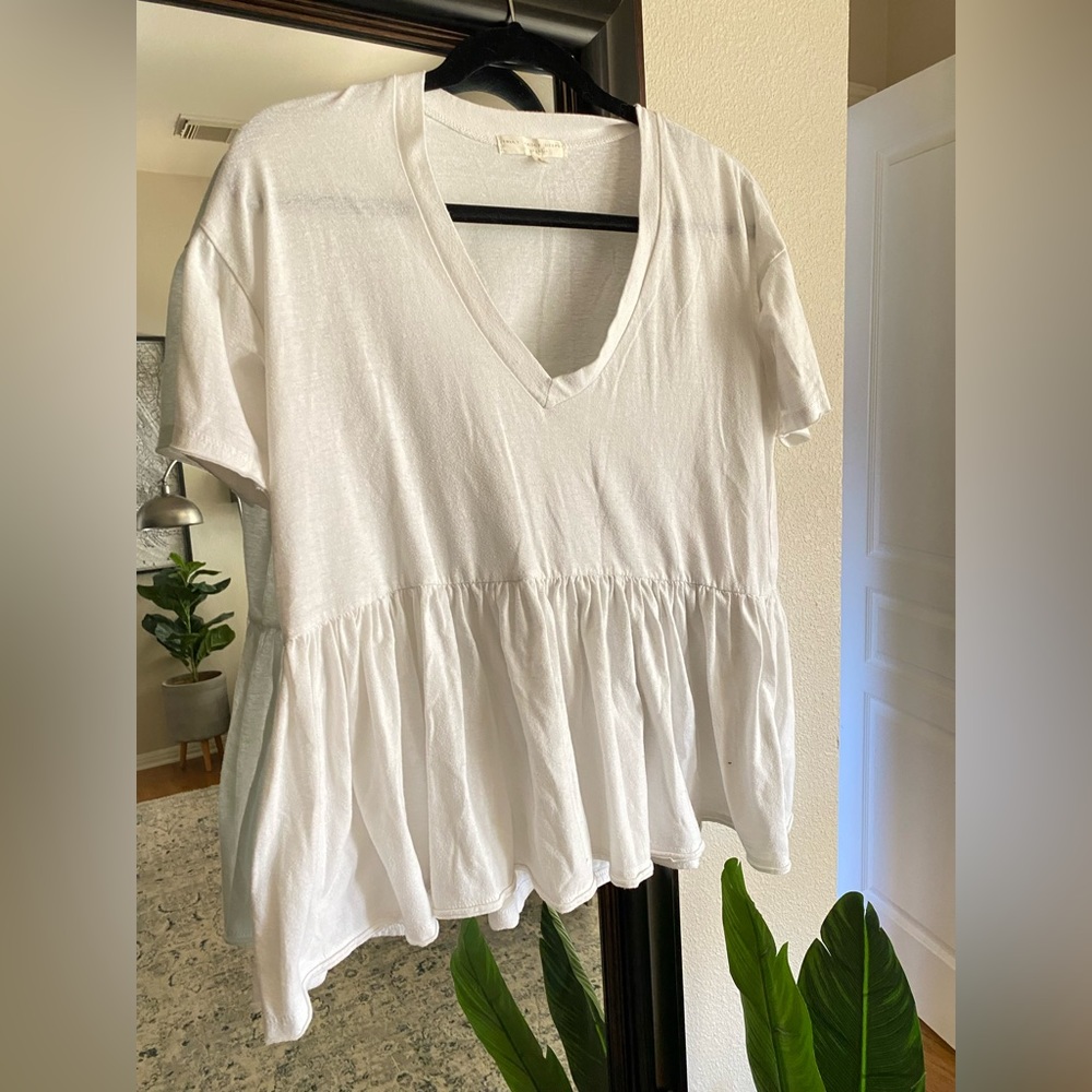 Free People White Blouse